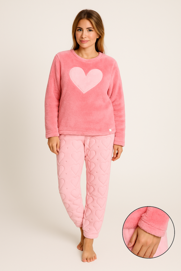 Pijama de Mujer - Borreguillo Jacquard