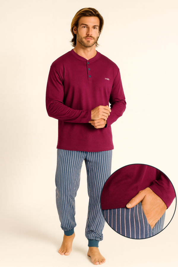 Pijama de hombre - Interlock (Colección MDM hombre)