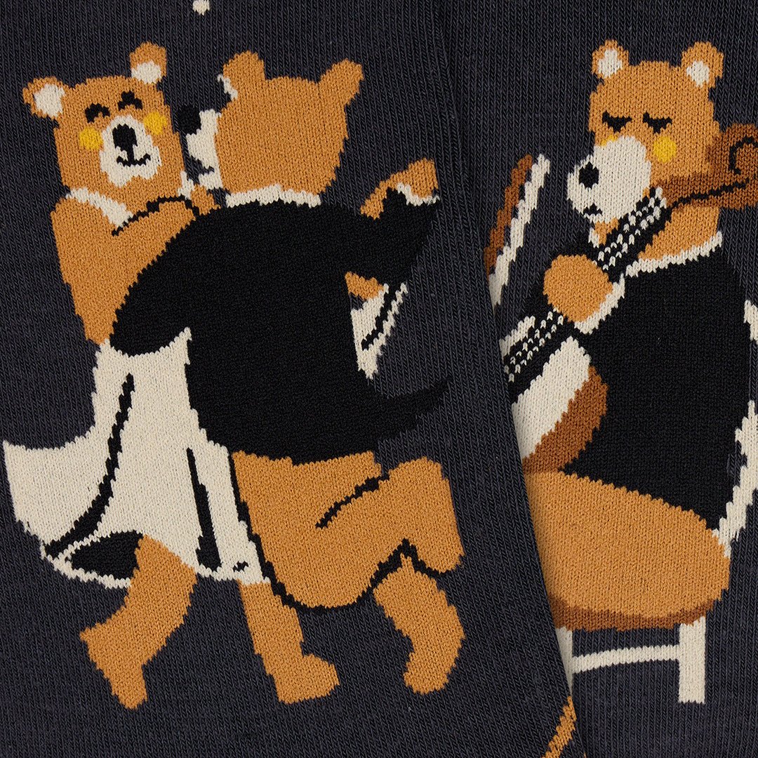 Calcetines divertidos de algodón "sin costuras". OSOS BAILANDO - Imagen 5