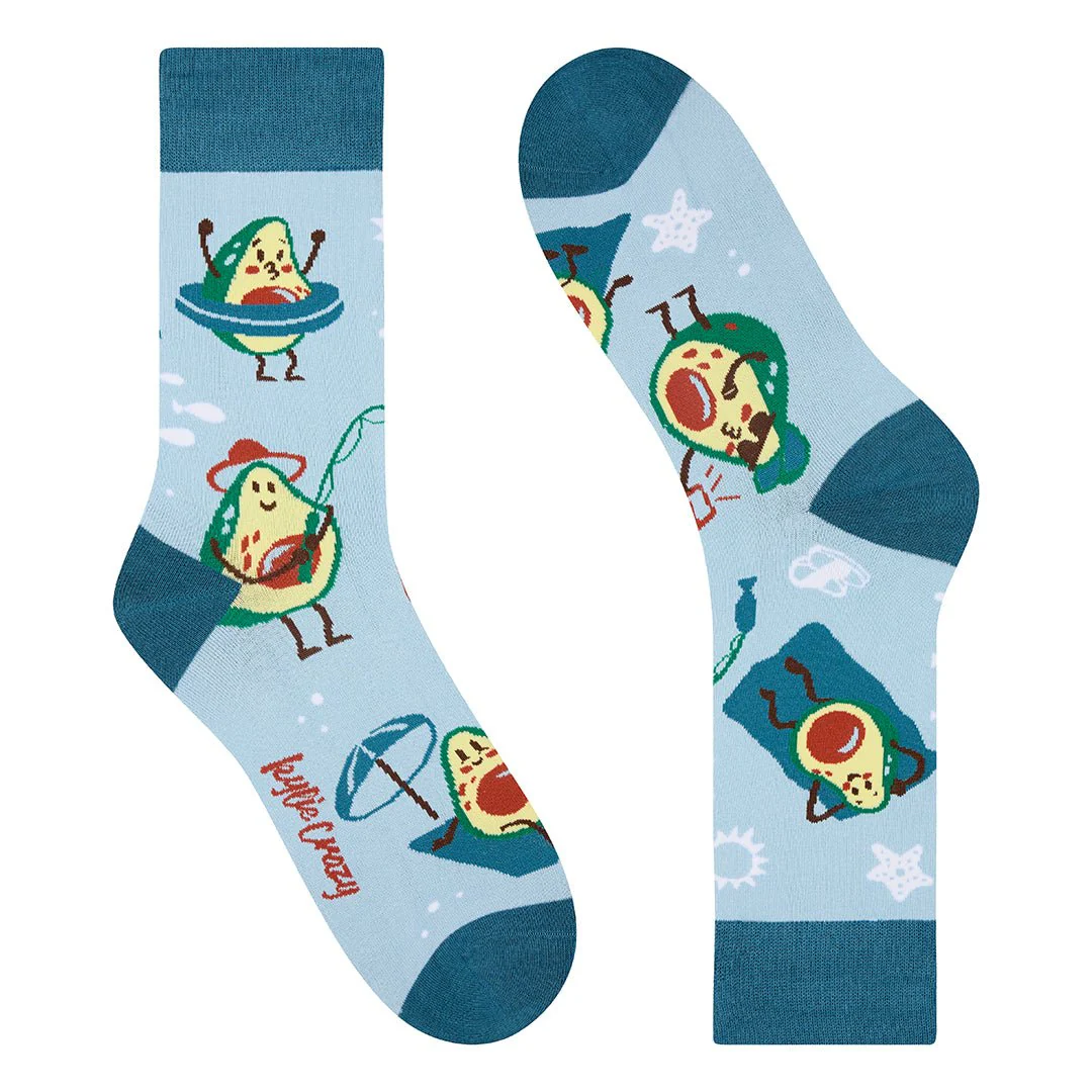 Calcetines divertidos de algodón "sin costuras". HOLIDAY - Imagen 2