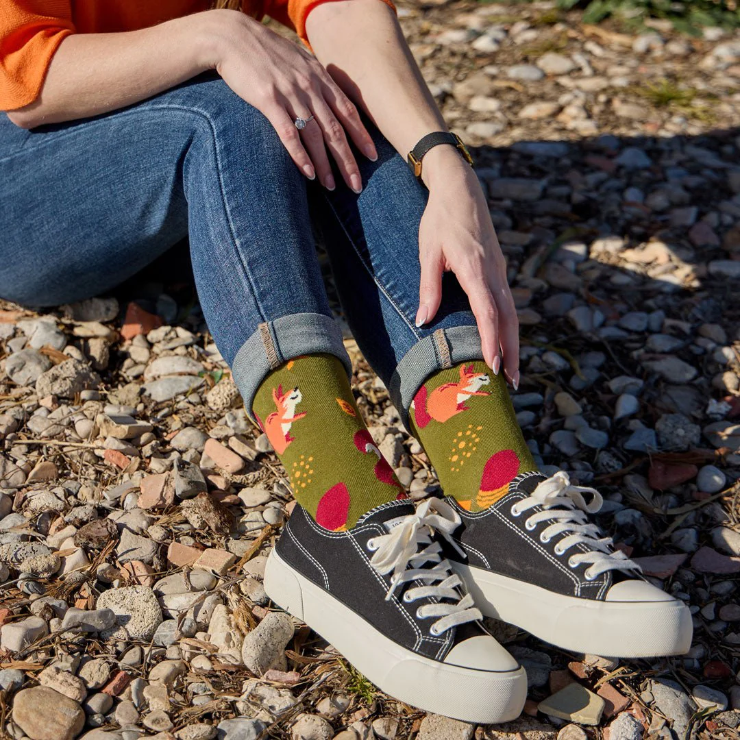 Calcetines divertidos de algodón "sin costuras". ARDILLA - Imagen 2