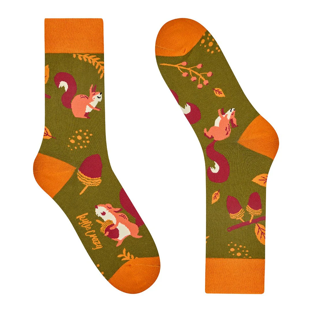 Calcetines divertidos de algodón "sin costuras". ARDILLA - Imagen 3