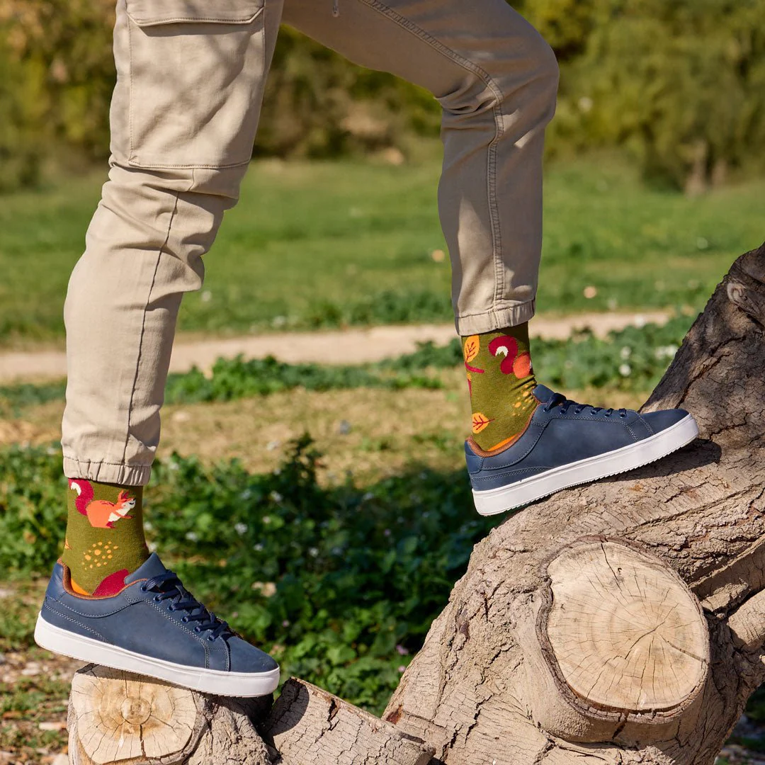 Calcetines divertidos de algodón "sin costuras". ARDILLA - Imagen 6