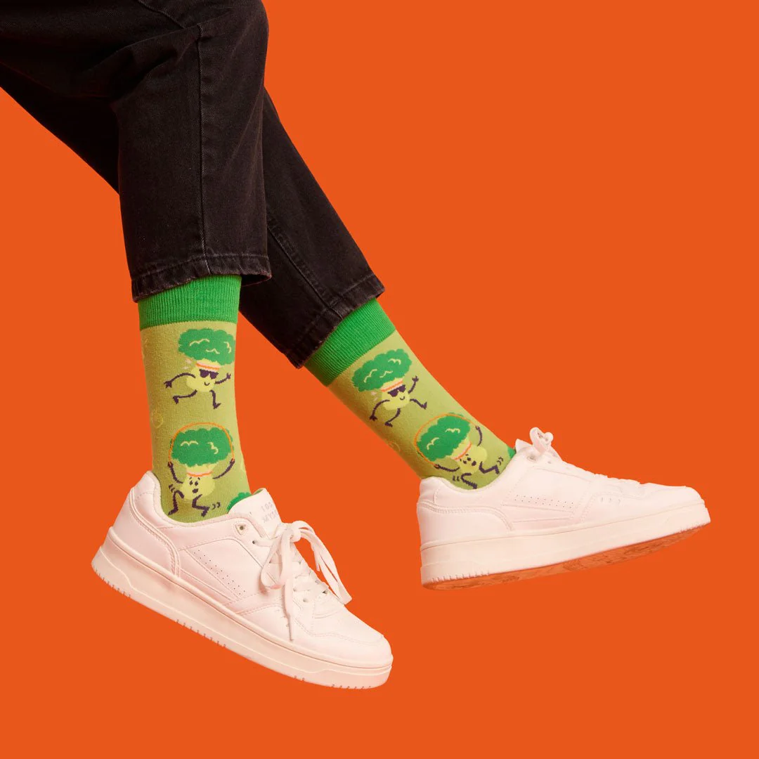 Calcetines divertidos de algodón "sin costuras". BROCOLI - Imagen 7