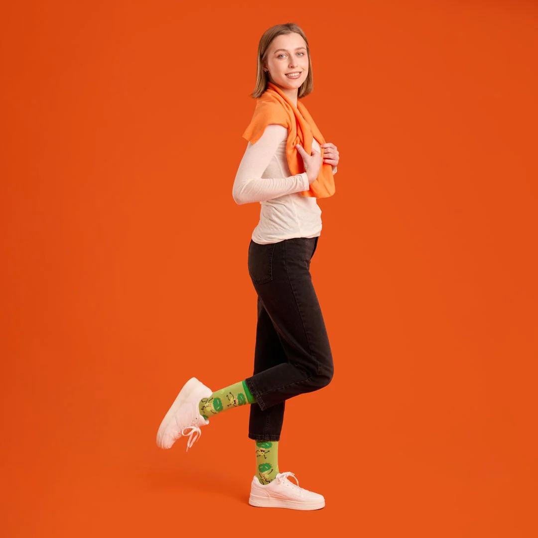 Calcetines divertidos de algodón "sin costuras". BROCOLI - Imagen 8