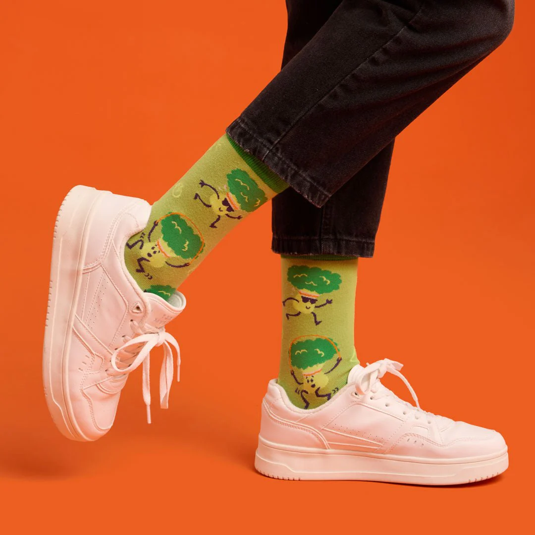 Calcetines divertidos de algodón "sin costuras". BROCOLI - Imagen 9