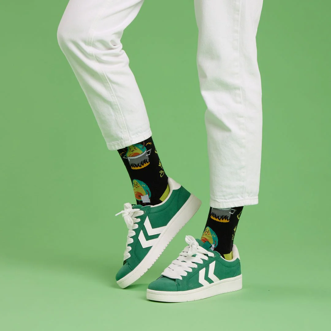Calcetines divertidos de algodón "sin costuras". AGUACATE COCINERO - Imagen 3