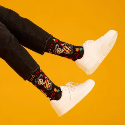 Calcetines divertidos de algodón "sin costuras". MARIACHI