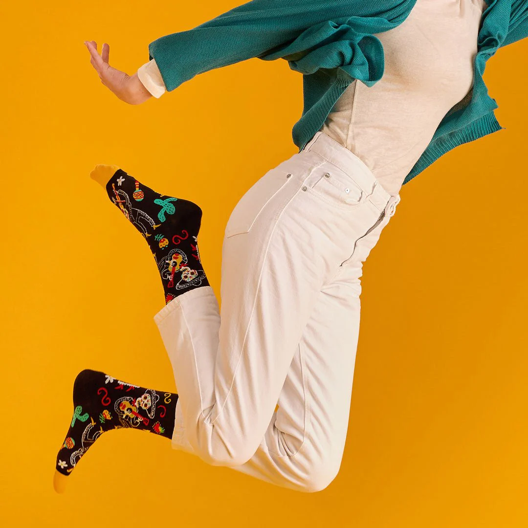 Calcetines divertidos de algodón "sin costuras". MARIACHI - Imagen 3