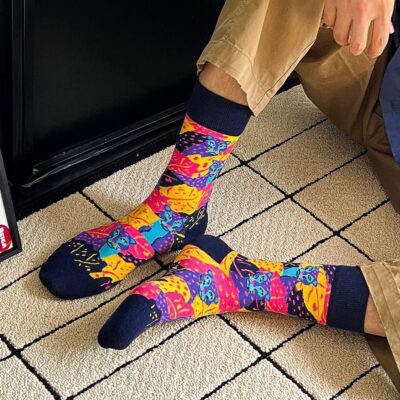 Calcetines divertidos de algodón