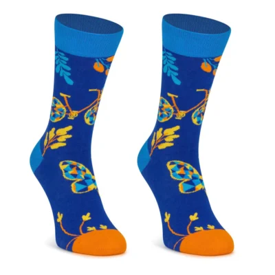 Calcetines alegres de algodón. BICICLETA