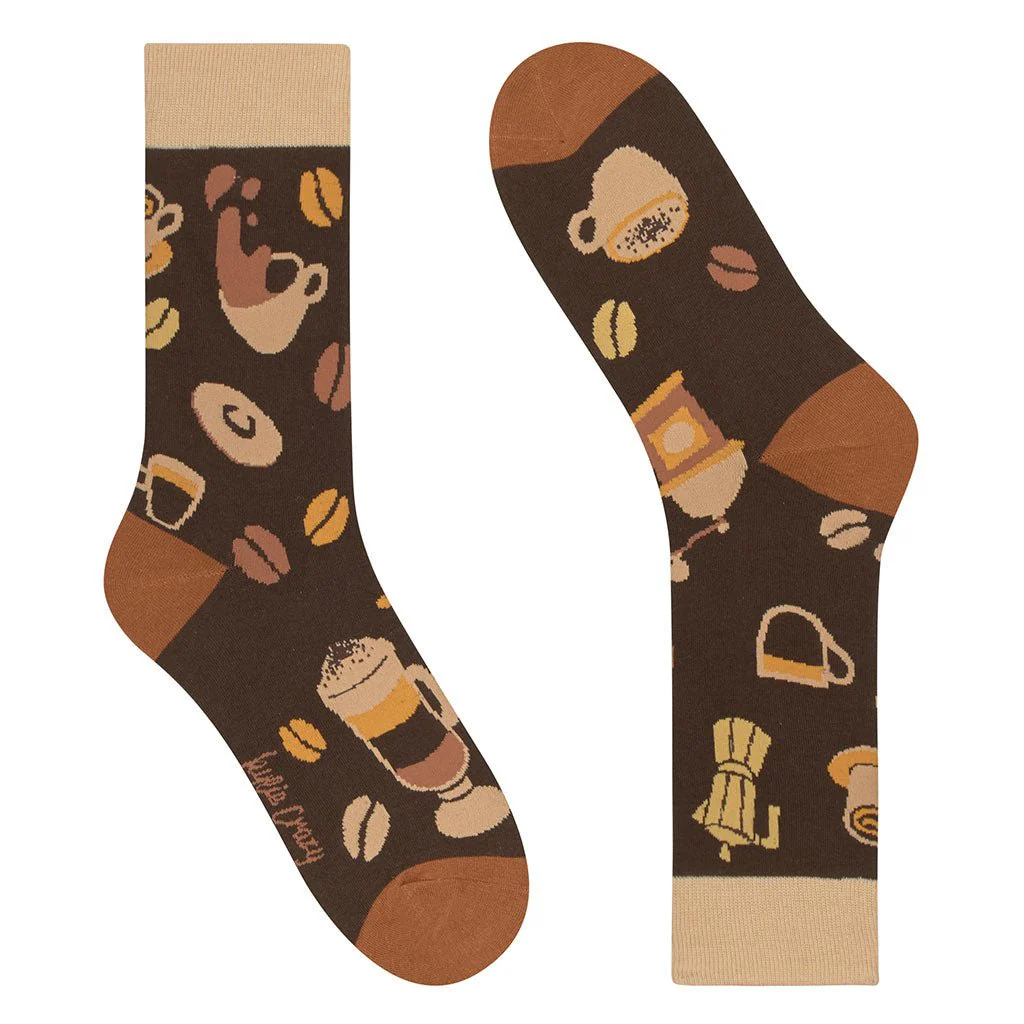 Calcetines originales de algodón CAFÉ - Imagen 3