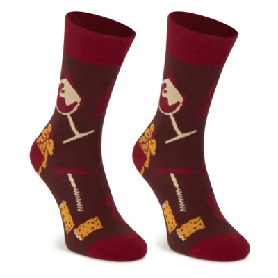 Calcetines originales de algodón VINO