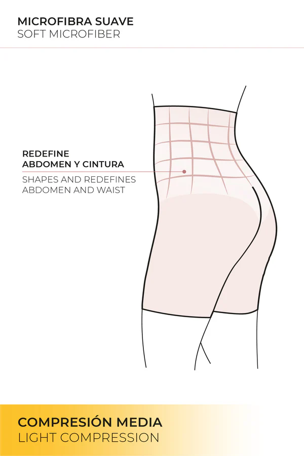 Faja alta reductora nude - Imagen 4