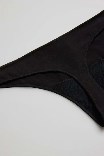 Tanga básico algodón negro - Imagen 3