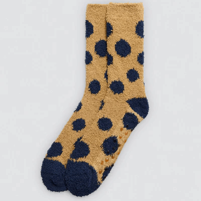 Calcetines de franela antideslizantes estampados