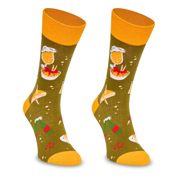 Calcetines divertidos de algodón "sin costuras" CERVEZA - Imagen 2