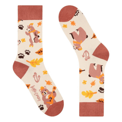 Calcetines divertidos de algodón "sin costuras" OSOS