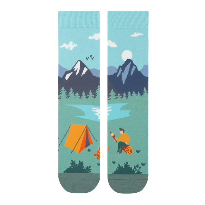 Calcetines desiguales "sin costuras" CAMPING - Imagen 3