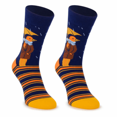 Calcetines originales de algodón. PAJARO LLUVIA