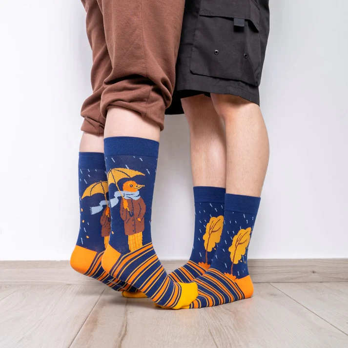 Calcetines originales de algodón. PAJARO LLUVIA - Imagen 3