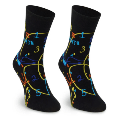 Calcetines originales de algodón MATEMÁTICAS