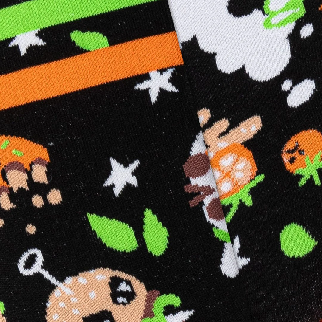 Calcetines divertidos de algodón "sin costuras". HAMBURGUESA - Imagen 5