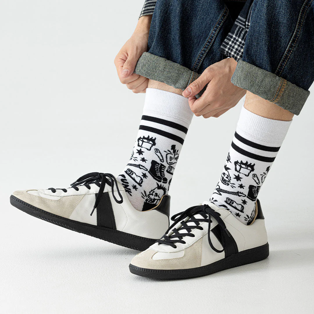 Calcetines divertidos de algodón "sin costuras". PUNK - Imagen 3