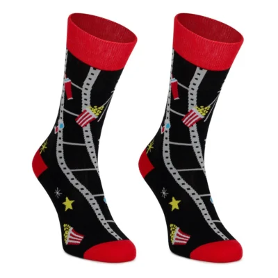 Calcetines alegres de algodón. CINE