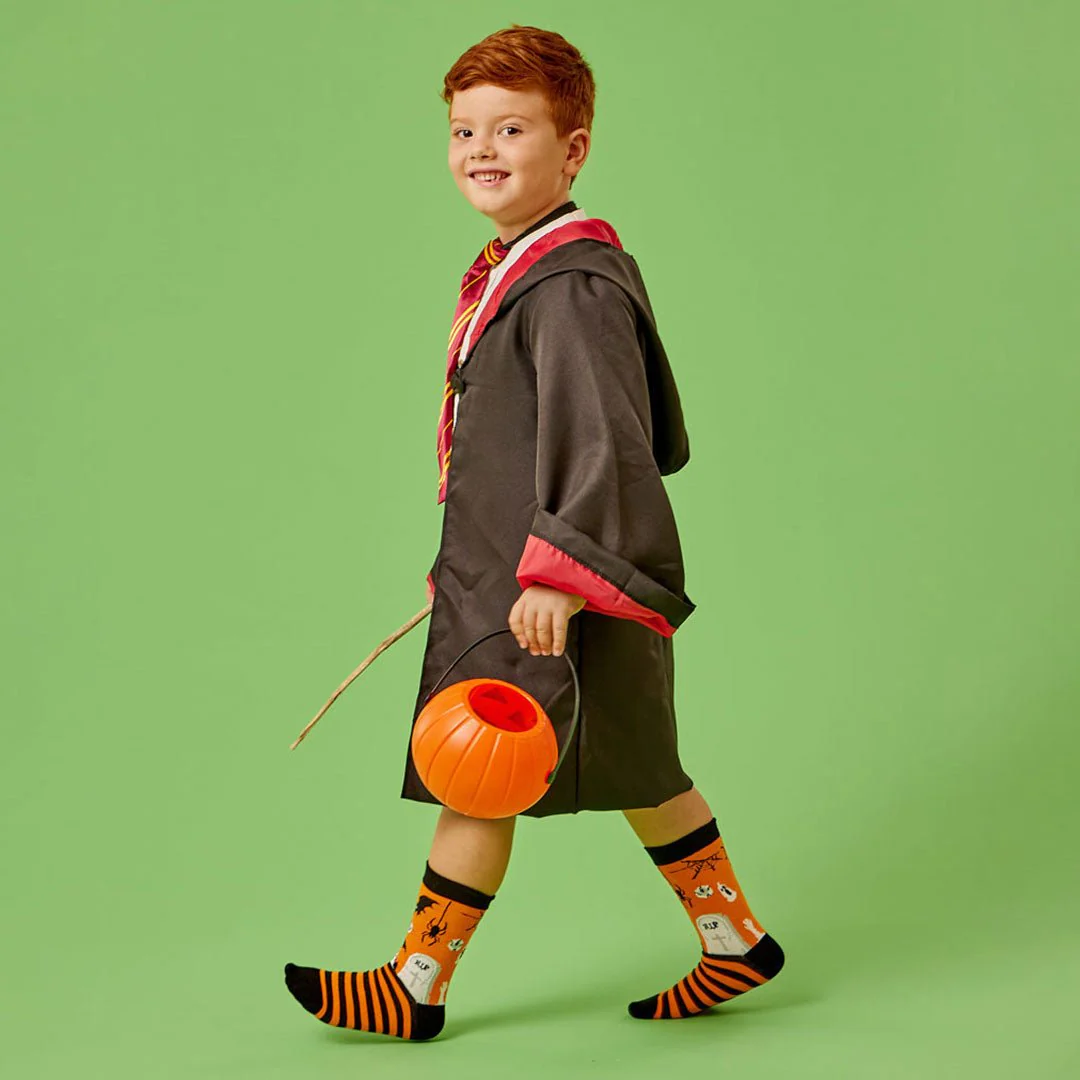 Pack calcetines HALLOWEEN 4 pares de terroríficos + caja y print - Imagen 4